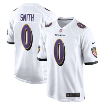 Roquan Smith Baltimore Ravens Game Jersey - White