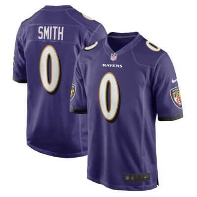 Roquan Smith Baltimore Ravens Team Game Jersey - Purple