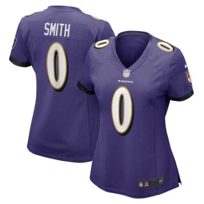 Roquan Smith Baltimore Ravens Women Team Game Jersey - Purple