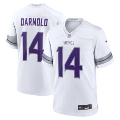 Sam Darnold Minnesota Vikings Alternate Game Player Jersey - White