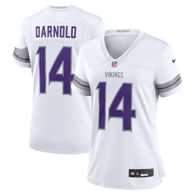 Sam Darnold Minnesota Vikings Women Alternate Game Player Jersey - White