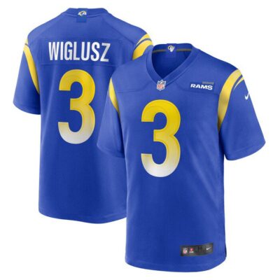 Sam Wiglusz Los Angeles Rams Game Jersey - Royal