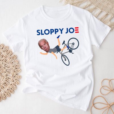 Sloppy Joe Tee Running The Country Is Like Riding A Bike Unisex T-Shirt Cotton Tee THM1226