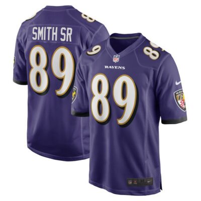 Steve Smith Sr. Baltimore Ravens Retired Player Game Jersey - Purple