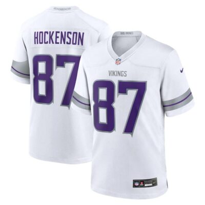 T.J. Hockenson Minnesota Vikings Alternate Game Player Jersey - White