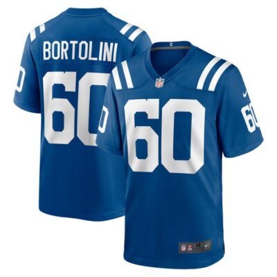 Tanor Bortolini Indianapolis Colts Game Jersey - Royal