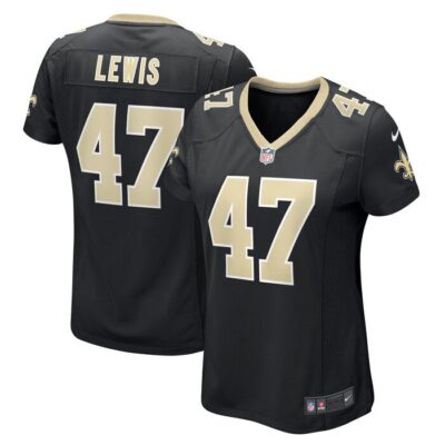 Terrell Lewis New Orleans Saints Women Game Jersey - Black