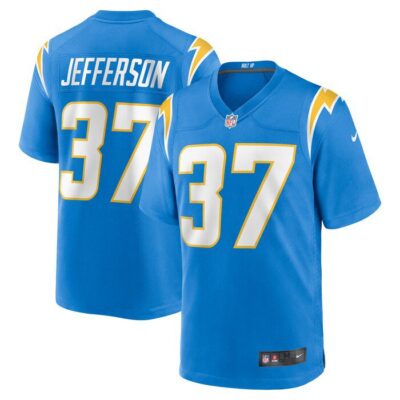 Tony Jefferson Los Angeles Chargers Team Game Jersey - Powder Blue